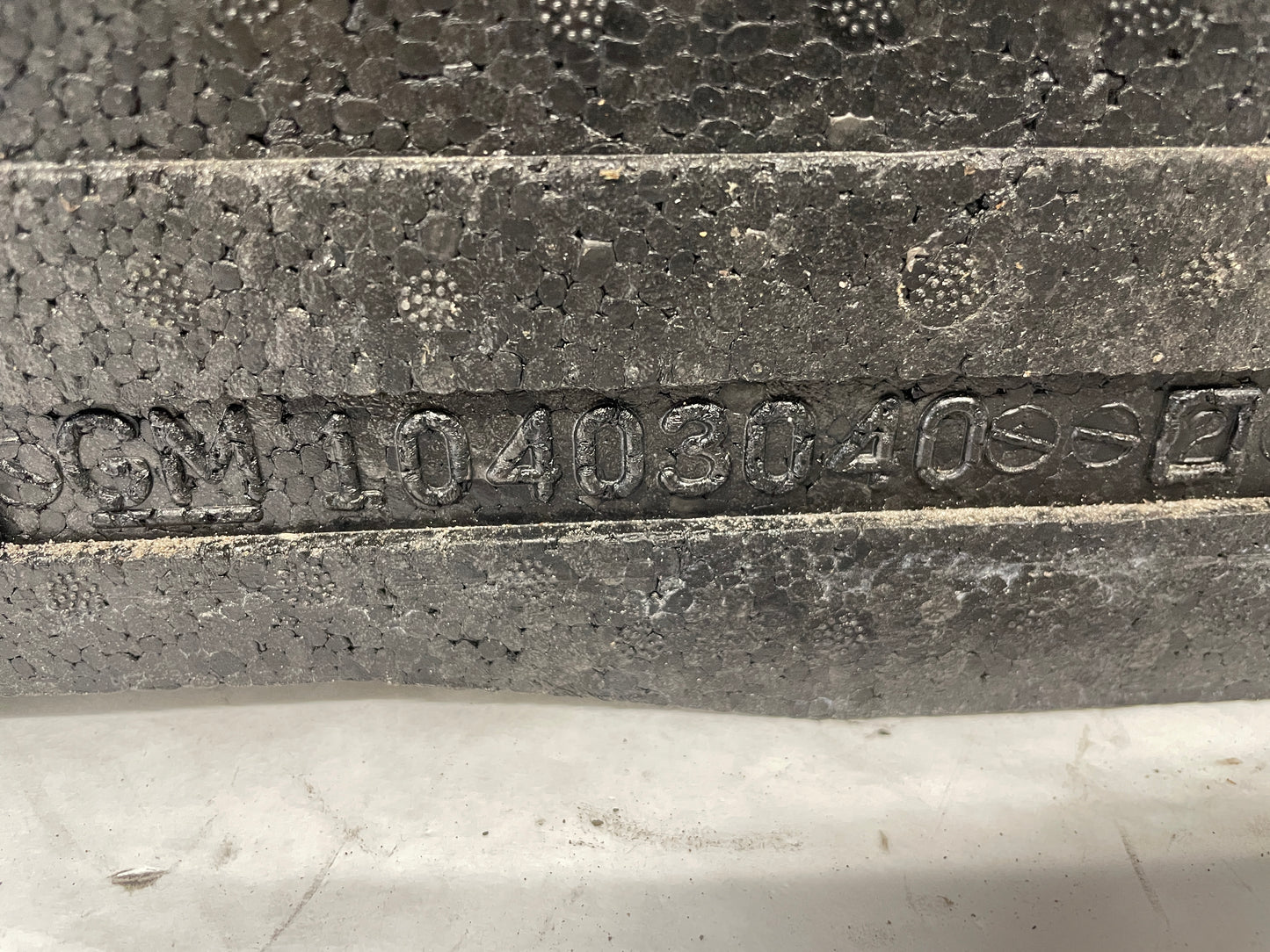 1999 Chevy C5 Corvette Front Bumper Impact Absorber Foam Bar OEM - Day's Parts Yard