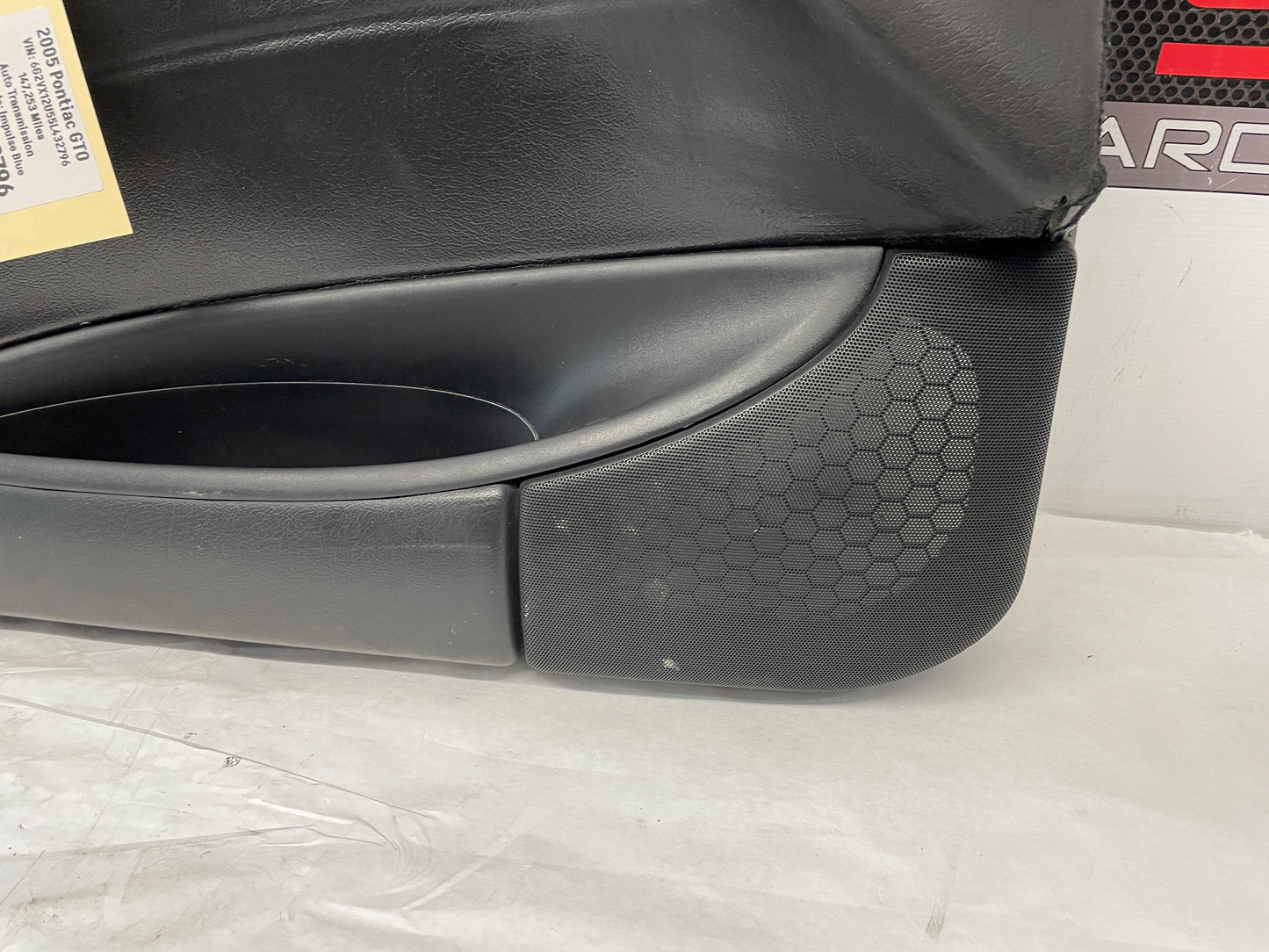 2005 Pontiac GTO LH Driver Front Interior Door Panel Trim OEM - Day's Parts Yard