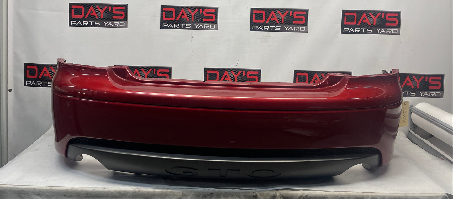 2006 Pontiac GTO Rear Bumper Cover w/ Valance OEM - Day's Parts Yard