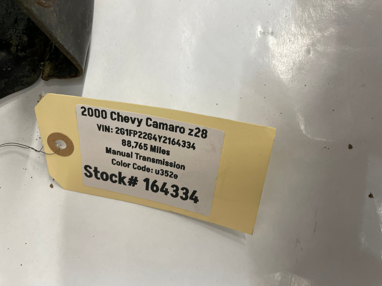 2000 Chevy Camaro Z28 Front Suspension Engine Motor Cradle K Cross Member OEM - Day's Parts Yard