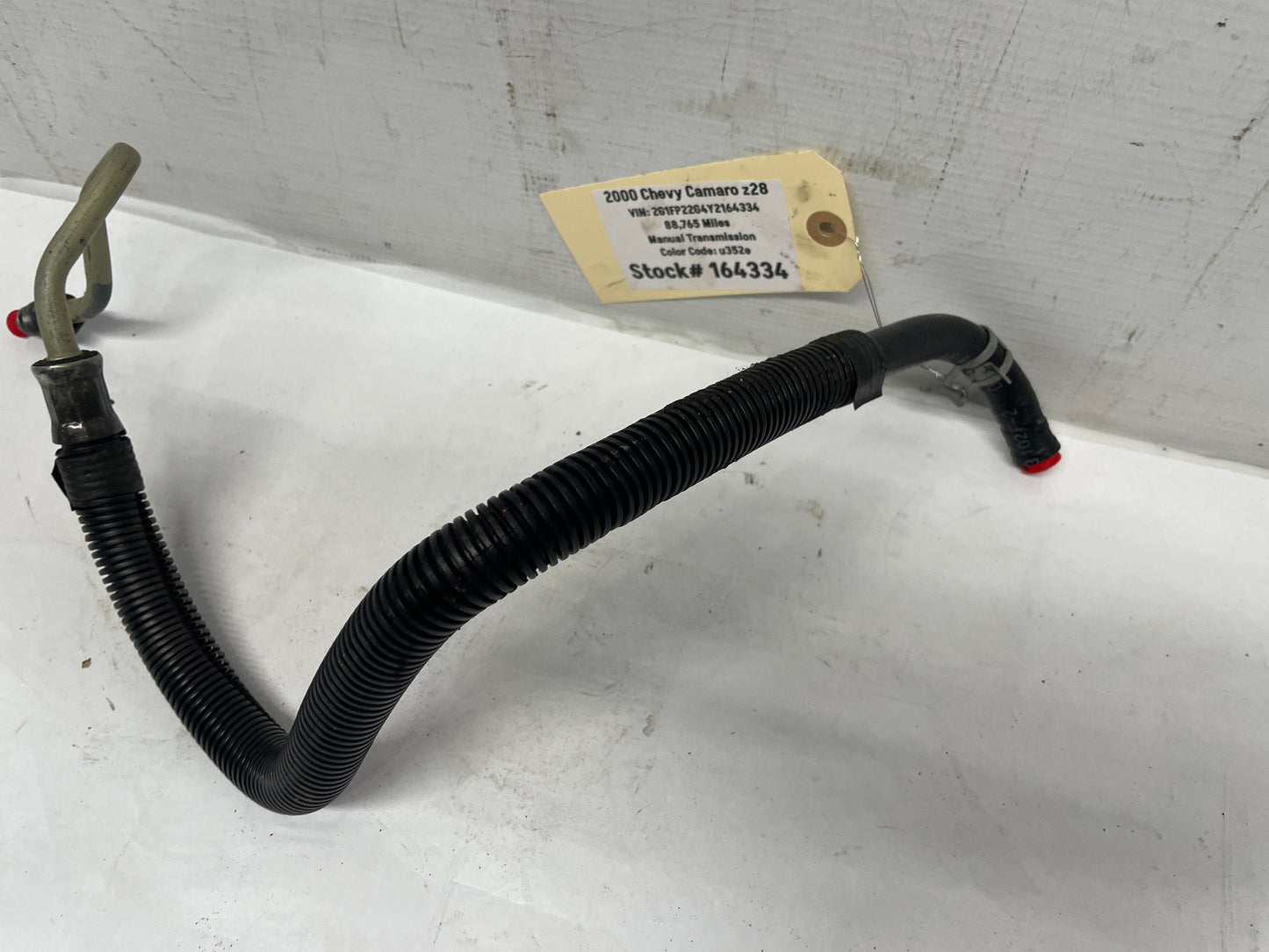 2000 Chevy Camaro Z28 Power Steering Line Hose Tube OEM - Day's Parts Yard