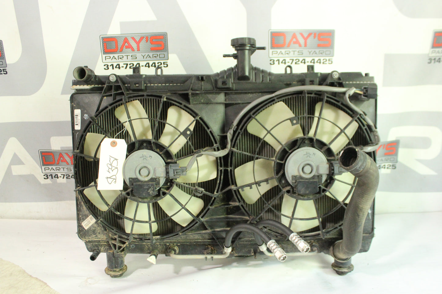 2013 Chevy Camaro SS 1LE Cooler Assembly Radiator AC Condenser Cooling Fan OEM - Day's Parts Yard
