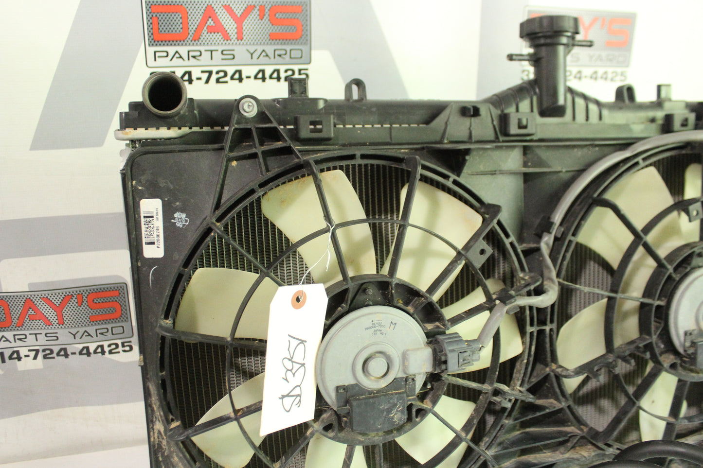 2013 Chevy Camaro SS 1LE Cooler Assembly Radiator AC Condenser Cooling Fan OEM - Day's Parts Yard