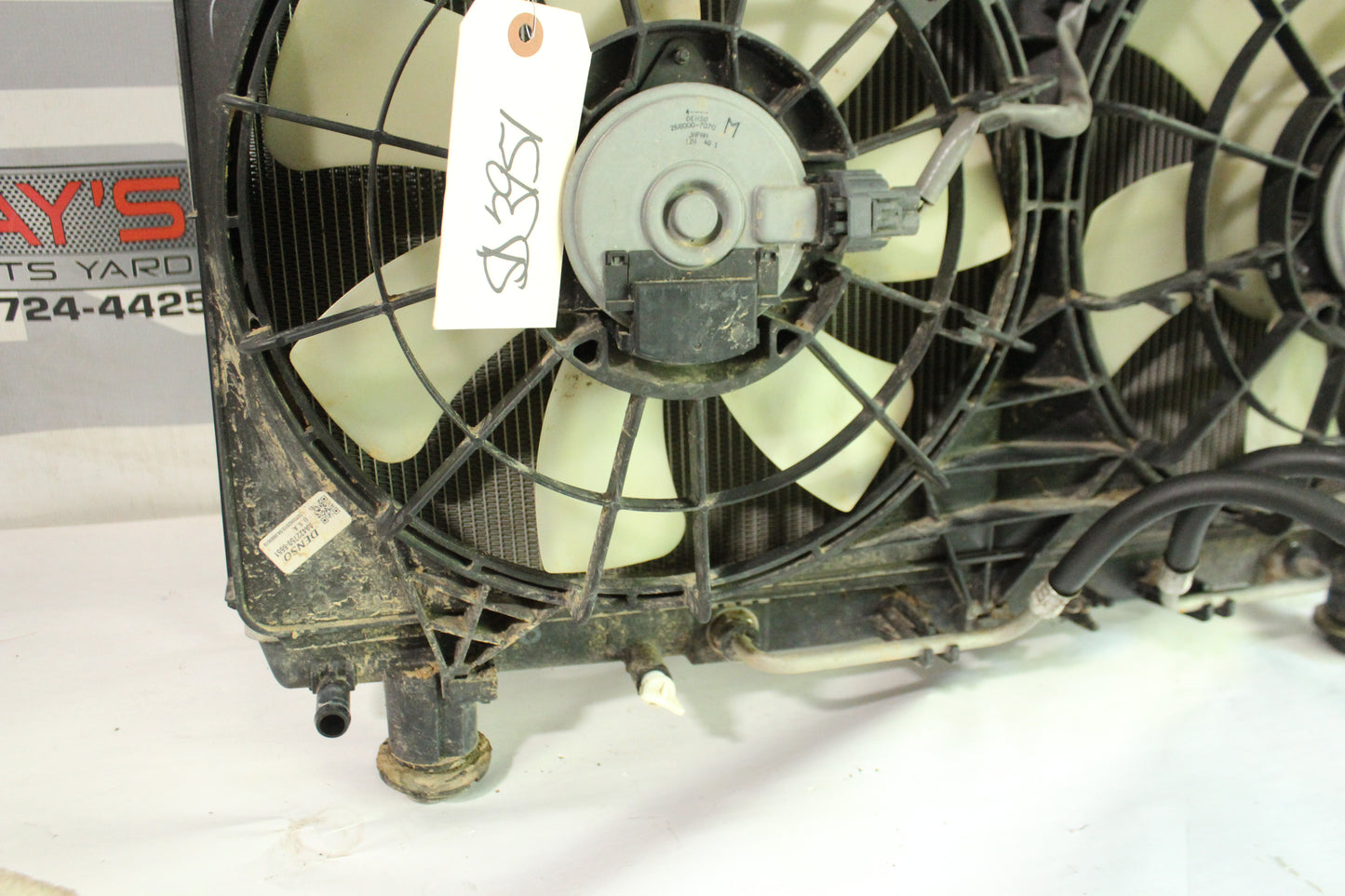 2013 Chevy Camaro SS 1LE Cooler Assembly Radiator AC Condenser Cooling Fan OEM - Day's Parts Yard