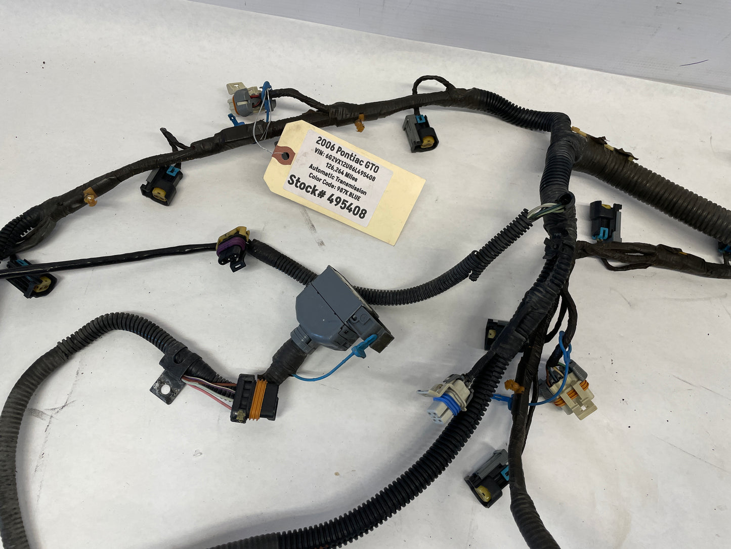 2006 Pontiac GTO Engine Motor Automatic Transmission Wire Wiring Harness OEM - Day's Parts Yard