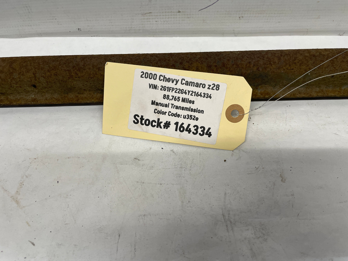 2000 Chevy Camaro Z28 Rear Suspension Stabilizer Panhard Track Bar Brace OEM - Day's Parts Yard