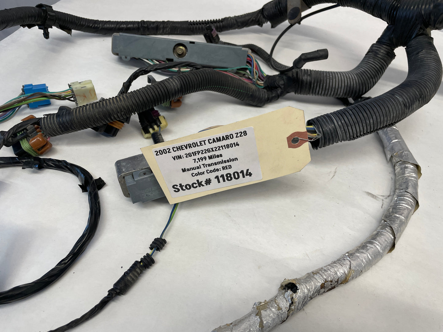 2002 Chevy Camaro Z28 Engine Motor Transmission Wire Wiring Harness OEM - Day's Parts Yard
