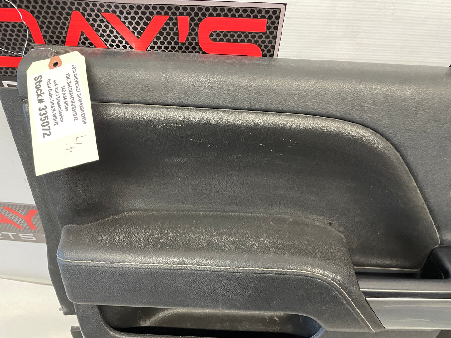2015 Chevy Silverado K1500 LH Driver Front Interior Door Panel Trim OEM - Day's Parts Yard