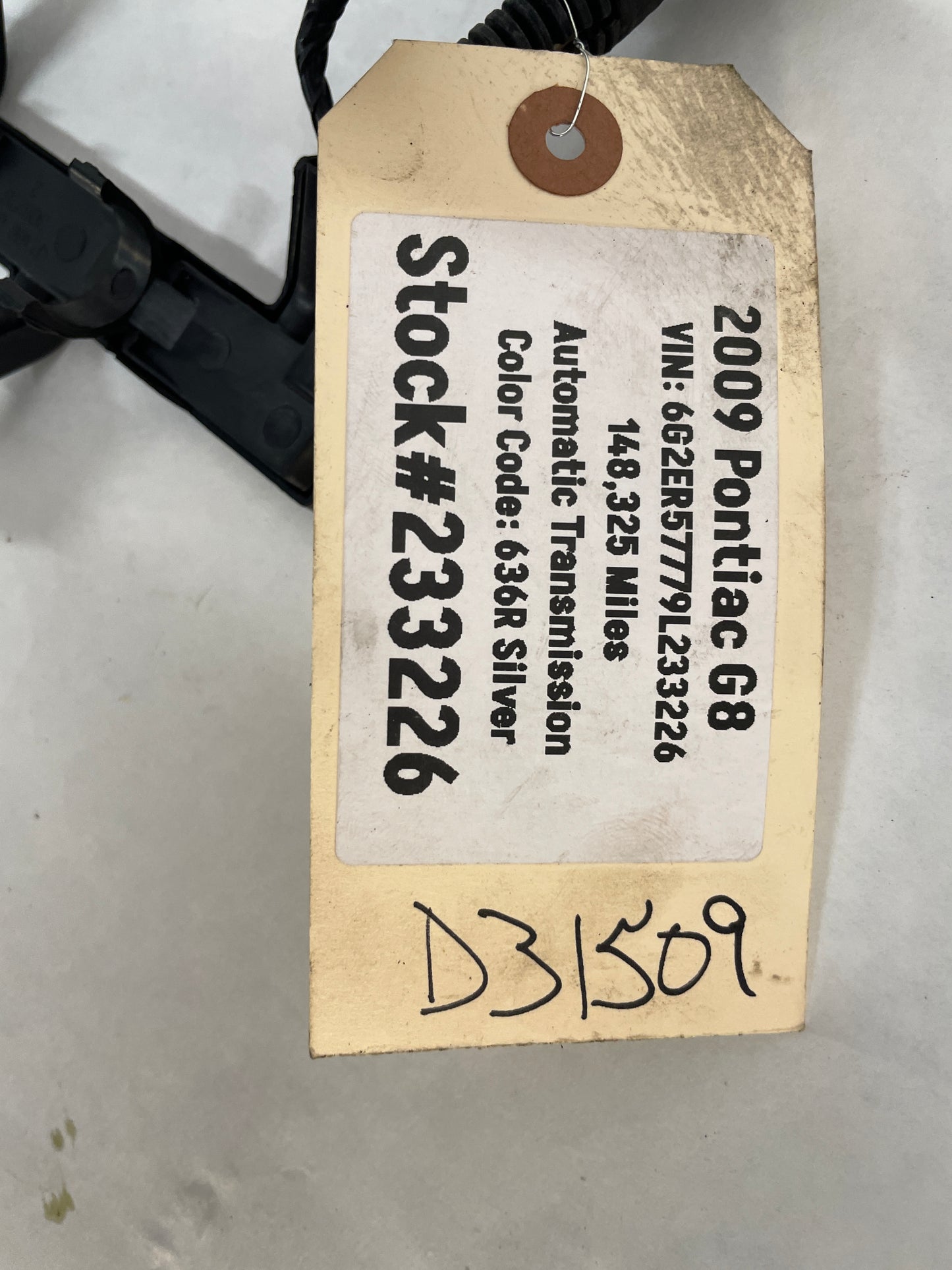 2009 Pontiac G8 Fuel Injector Harness OEM - Day's Parts Yard