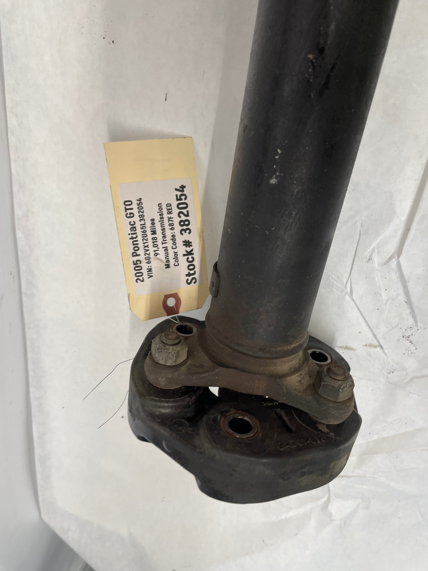 2005 Pontiac GTO Drive Shaft Driveshaft OEM - Day's Parts Yard
