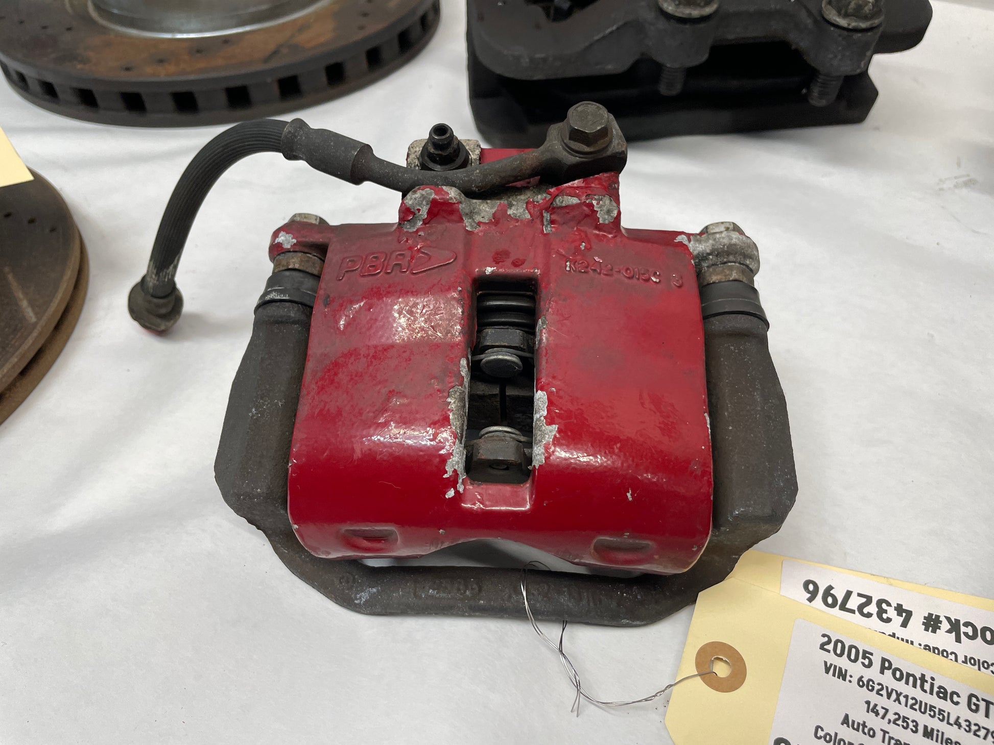 2005 Pontiac GTO PBR Brake Calipers and Rotors OEM - Day's Parts Yard