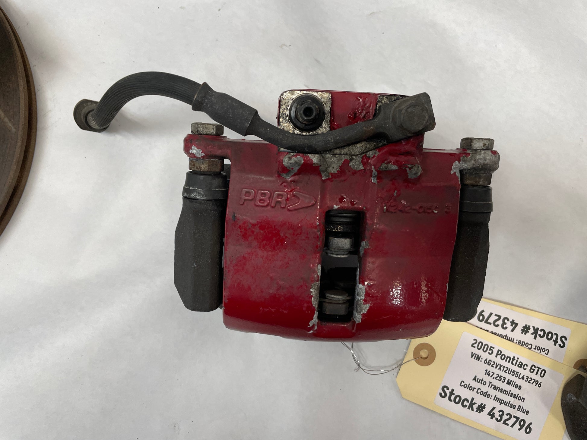 2005 Pontiac GTO PBR Brake Calipers and Rotors OEM - Day's Parts Yard