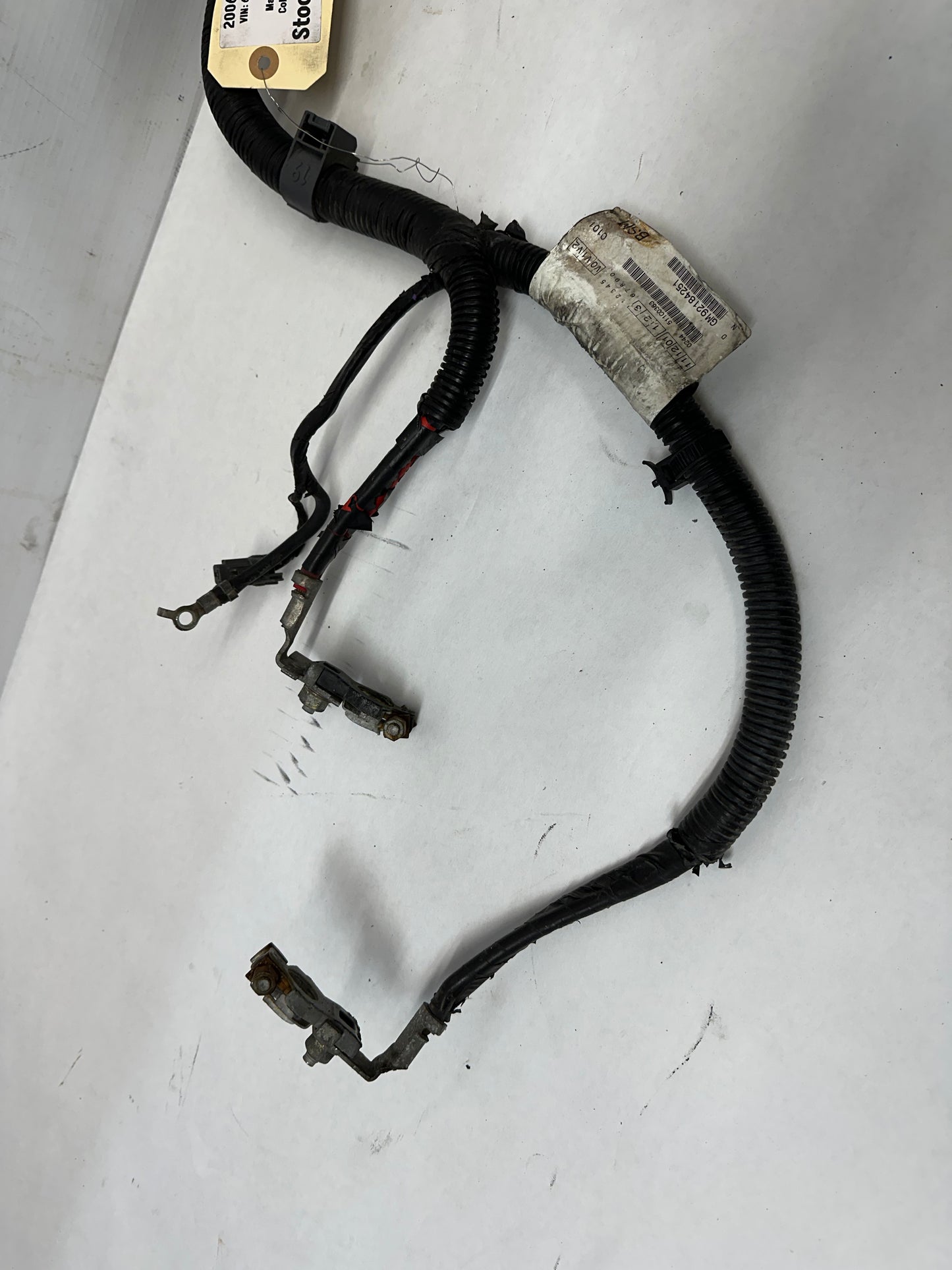 2006 Pontiac GTO Starter Alternator Positive Negative Battery Cable Wire Wiring Harness OEM - Day's Parts Yard