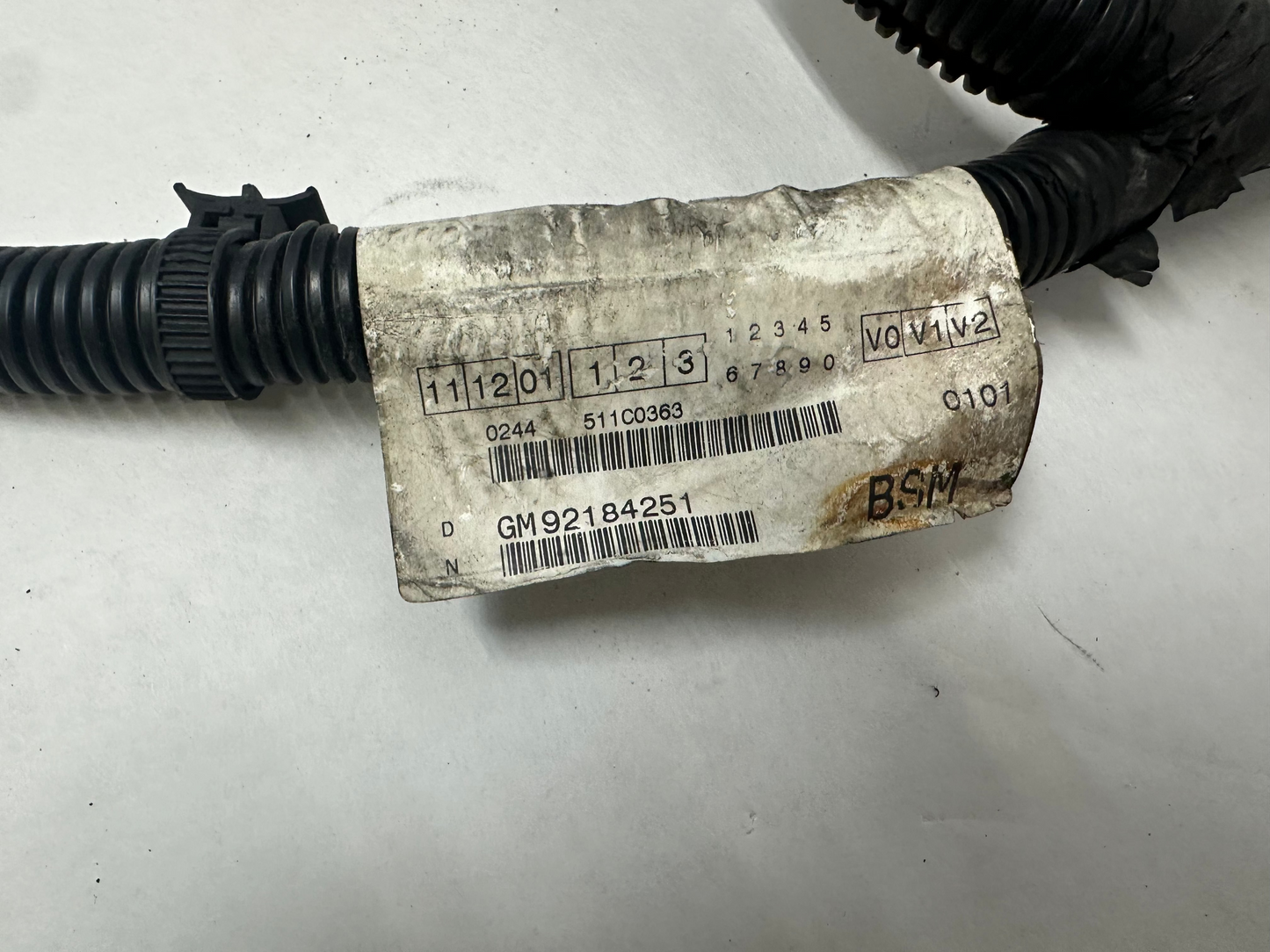 2006 Pontiac GTO Starter Alternator Positive Negative Battery Cable Wire Wiring Harness OEM - Day's Parts Yard
