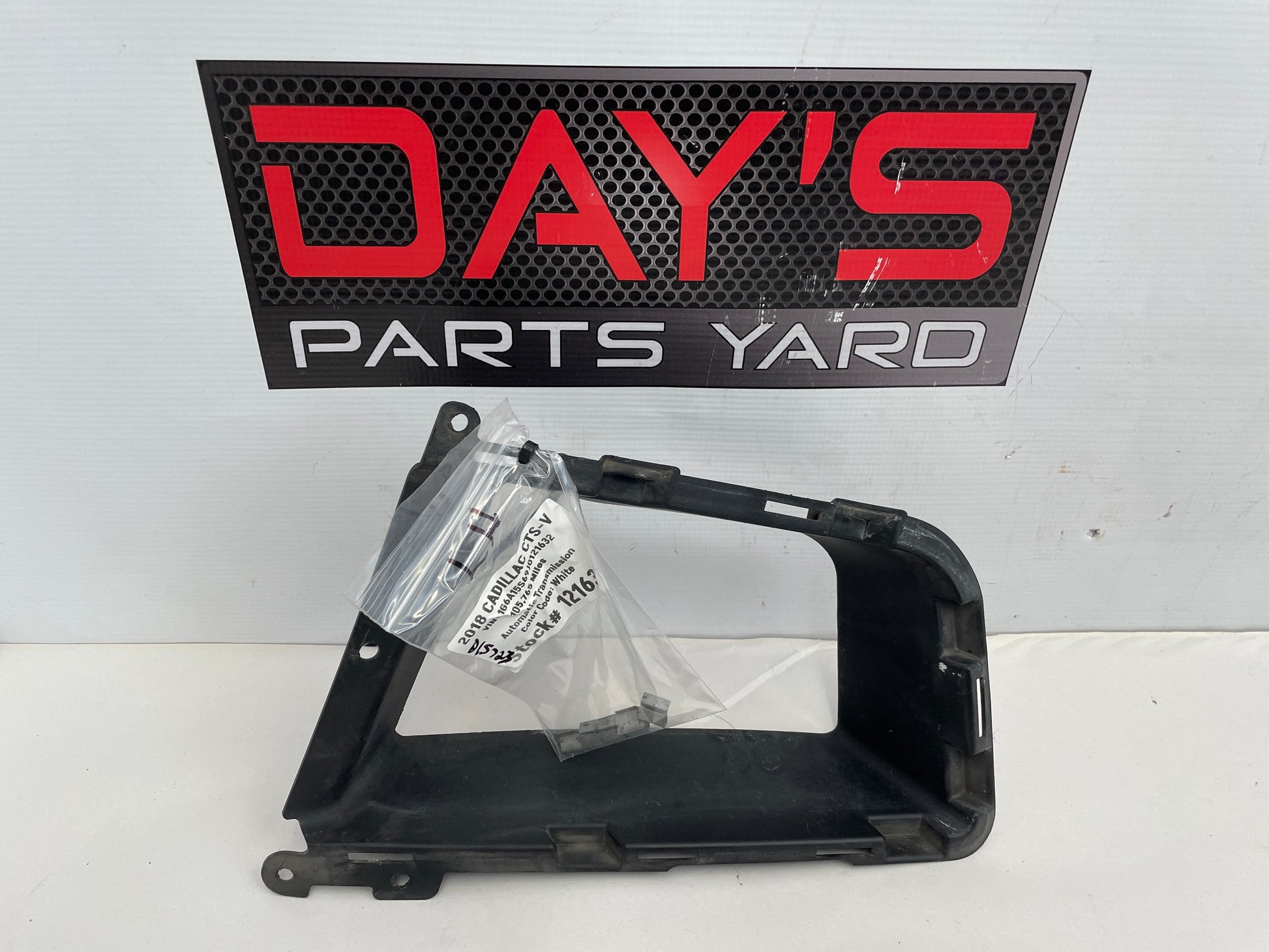 2018 Cadillac CTS-V LH Driver Radiator Support Baffle OEM - Day's Parts Yard