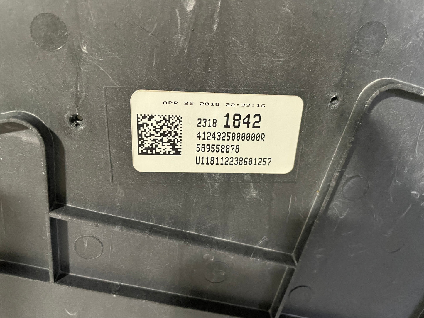 2018 Chevy Suburban LT Dash Instrumental Panel Cluster Cover Trim OEM - Day's Parts Yard