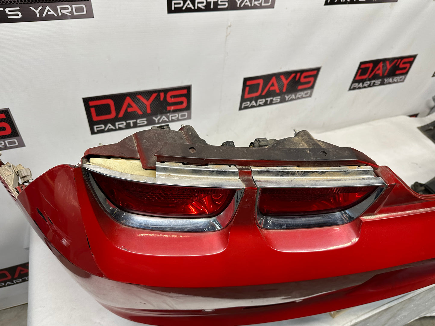 2010 Chevy Camaro SS Complete Rear Bumper Cover Red OEM - Day's Parts Yard