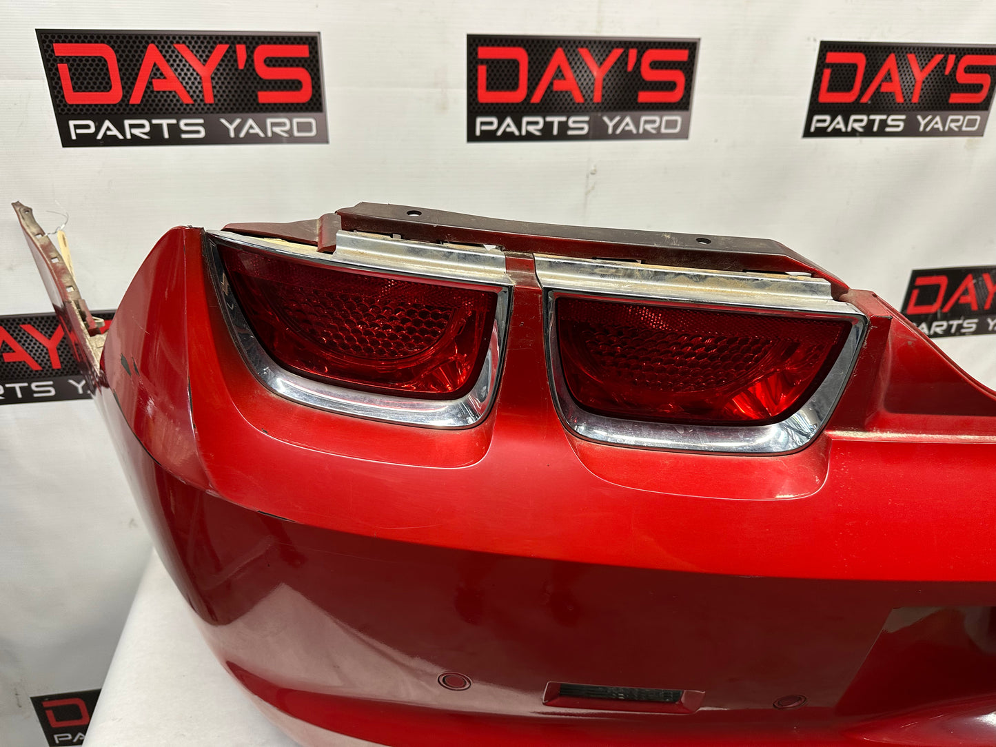 2010 Chevy Camaro SS Complete Rear Bumper Cover Red OEM - Day's Parts Yard