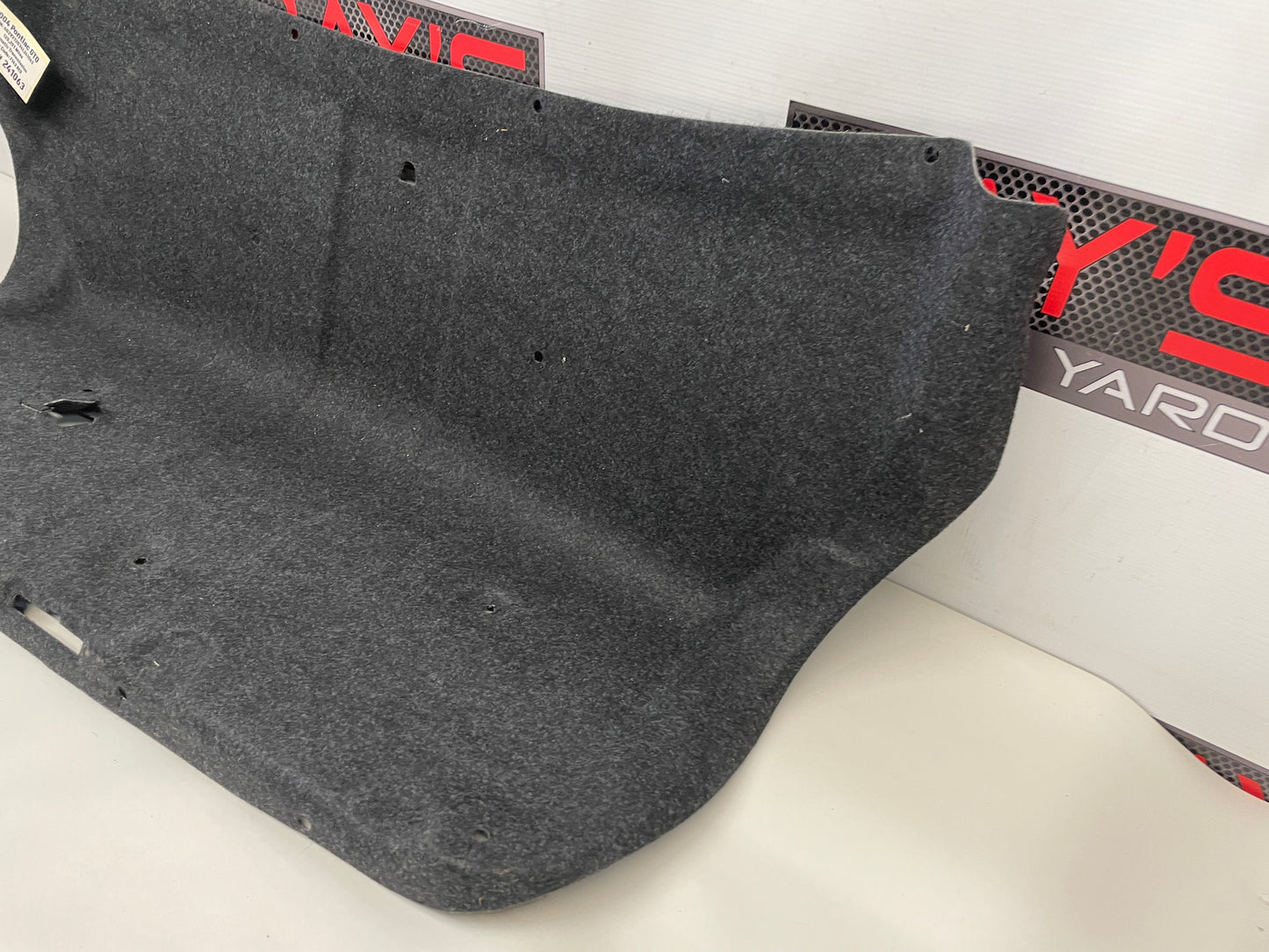 2004 Pontiac GTO Trunk Deck Lid Liner Carpet OEM - Day's Parts Yard