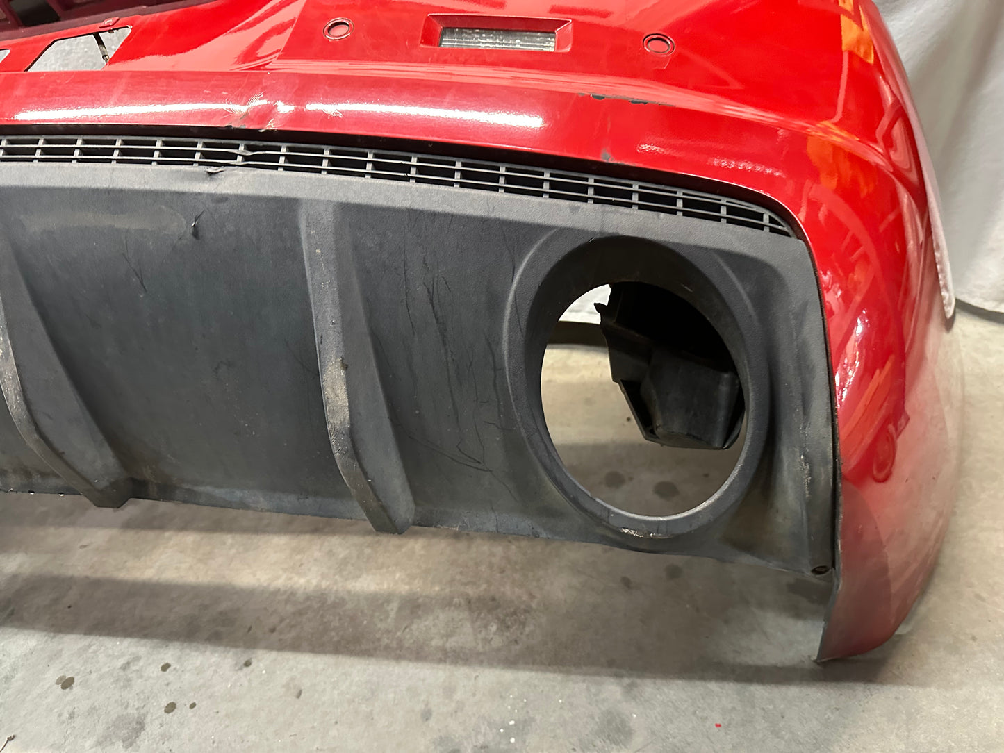 2010 Chevy Camaro SS Complete Rear Bumper Cover Red OEM - Day's Parts Yard
