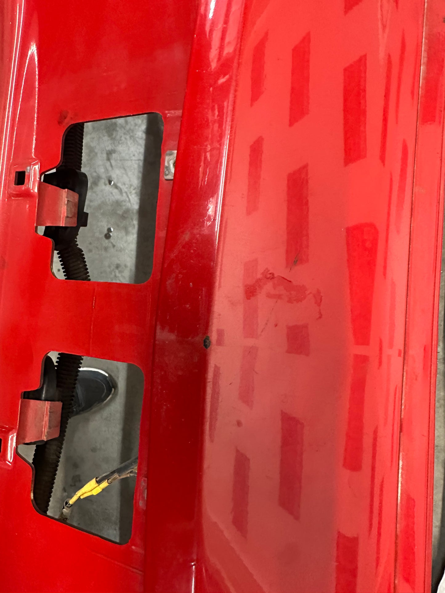 2010 Chevy Camaro SS Complete Rear Bumper Cover Red OEM - Day's Parts Yard