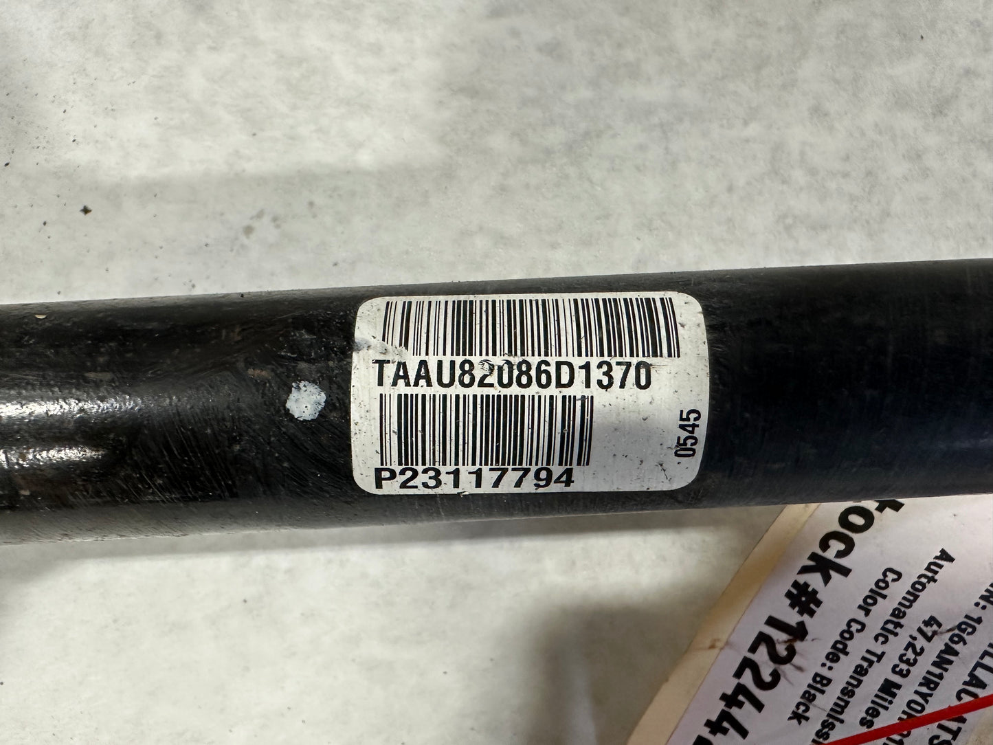 2017 Cadillac ATS-V Coupe RH Passenger Rear CV Axle Shaft OEM - Day's Parts Yard