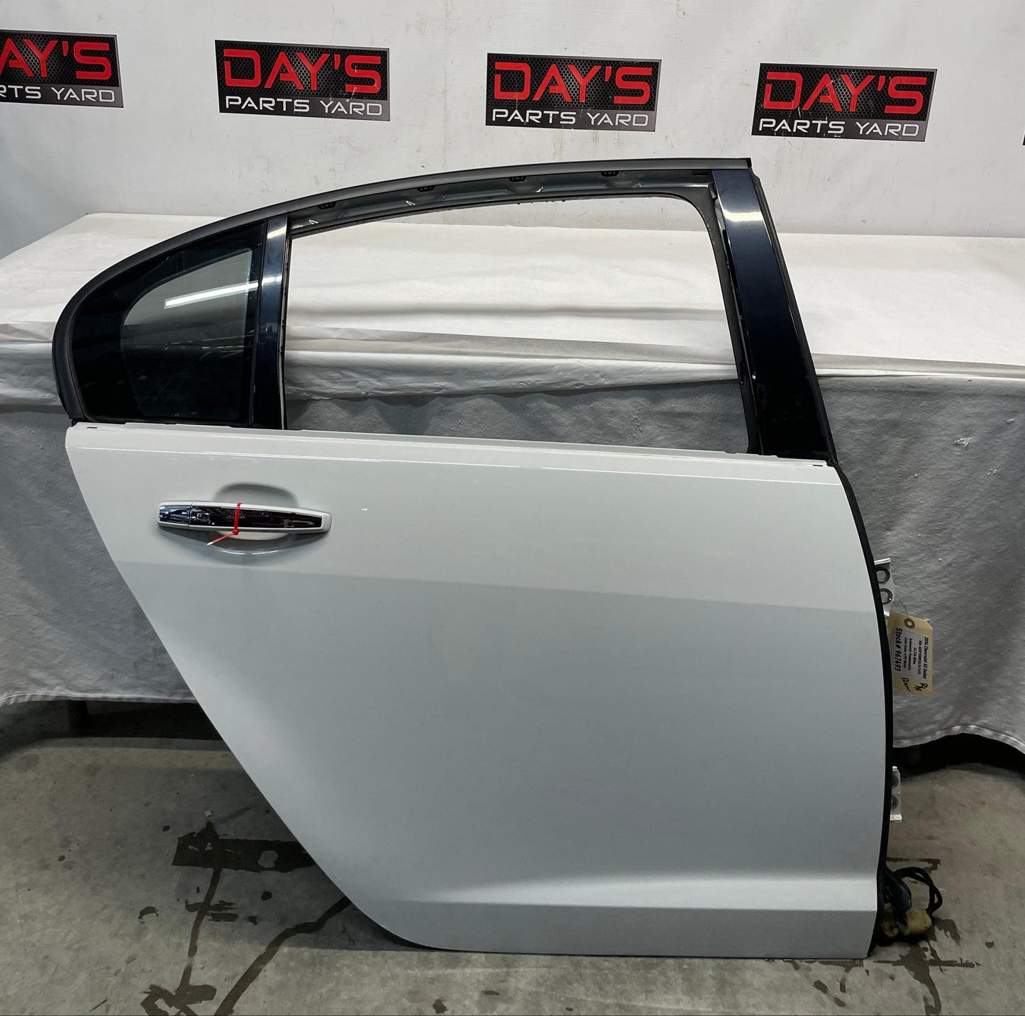 2014 Chevy SS Sedan RH Passenger Rear Exterior Door OEM - Day's Parts Yard