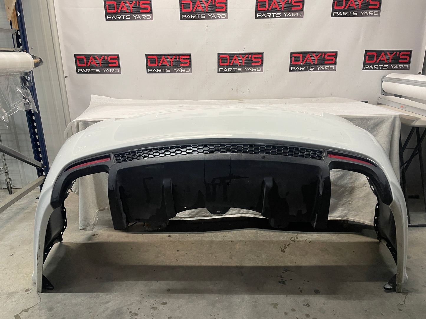 2008 Pontiac G8 Base Rear Bumper Cover Fascia White OEM - Day's Parts Yard