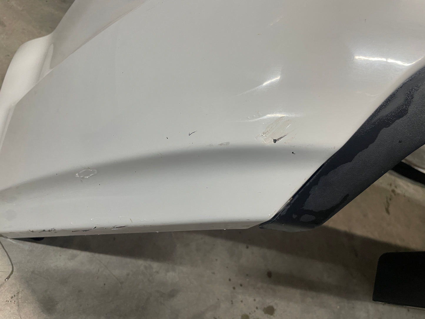 2008 Pontiac G8 Base Rear Bumper Cover Fascia White OEM - Day's Parts Yard