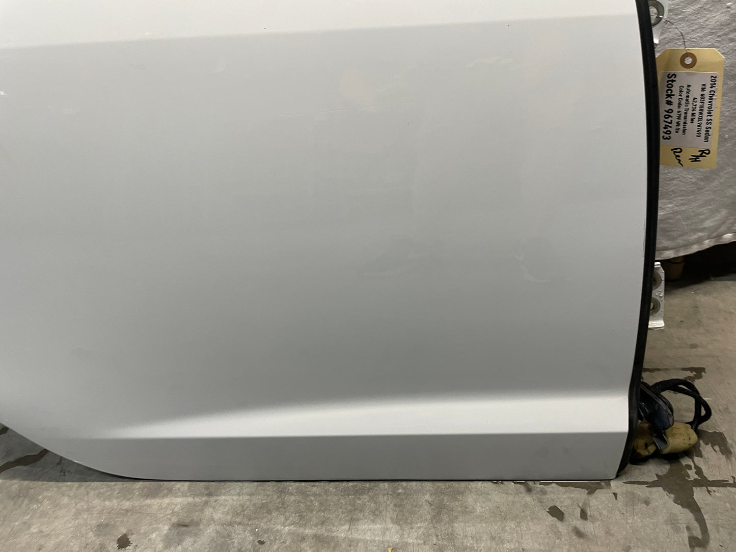 2014 Chevy SS Sedan RH Passenger Rear Exterior Door OEM - Day's Parts Yard