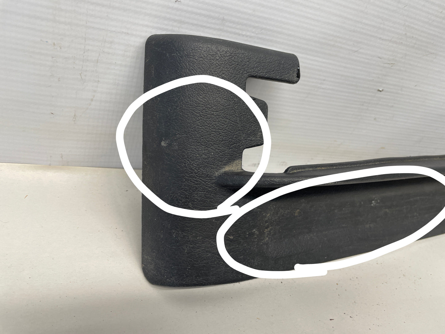 2004 Pontiac GTO LH Driver Front Seat Track Trim Cover OEM - Day's Parts Yard