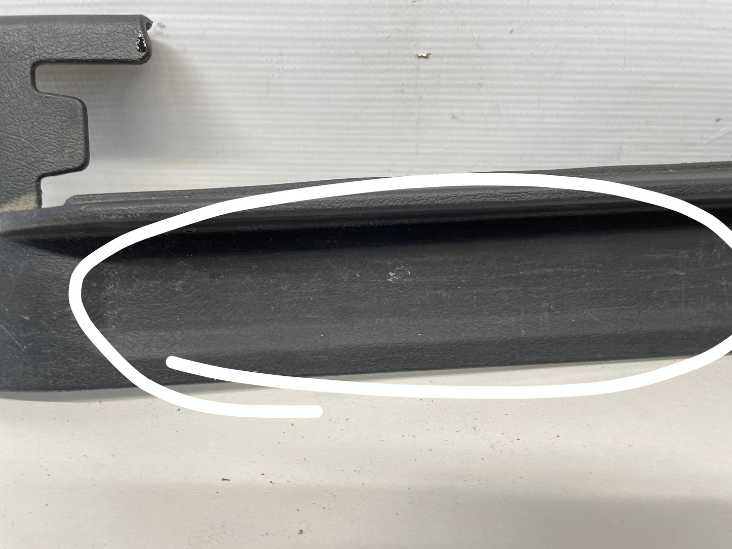 2004 Pontiac GTO LH Driver Front Seat Track Trim Cover OEM - Day's Parts Yard