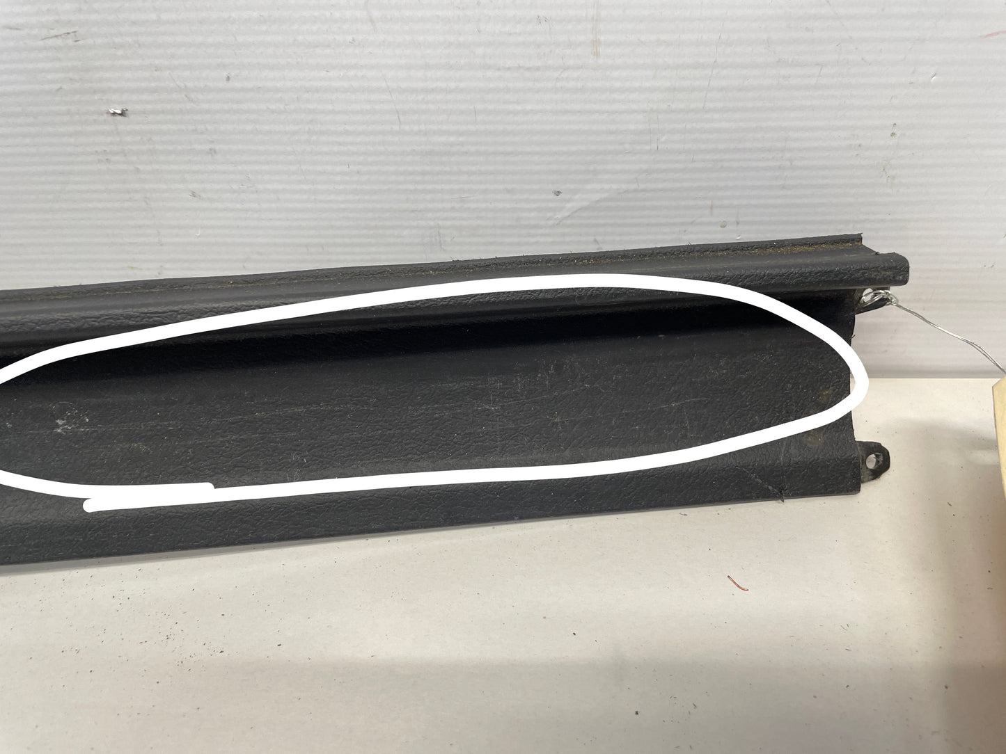 2004 Pontiac GTO LH Driver Front Seat Track Trim Cover OEM - Day's Parts Yard