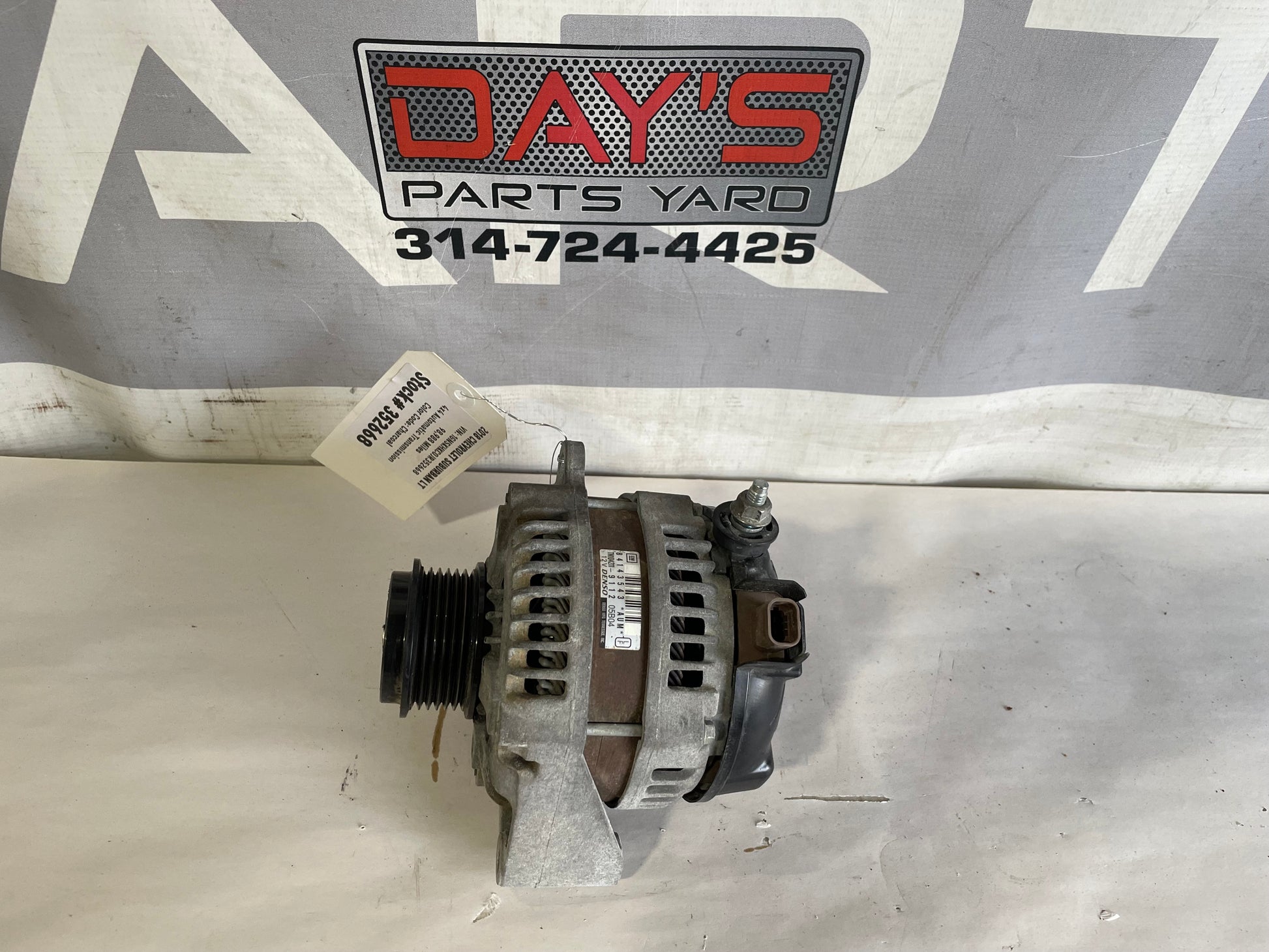 2018 Chevy Suburban LT Alternator OEM - Day's Parts Yard