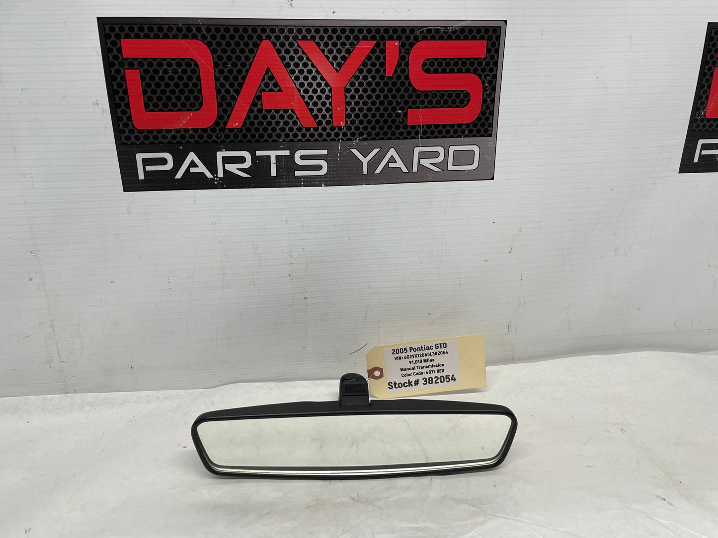 2005 Pontiac GTO Rearview Rear View Mirror OEM - Day's Parts Yard