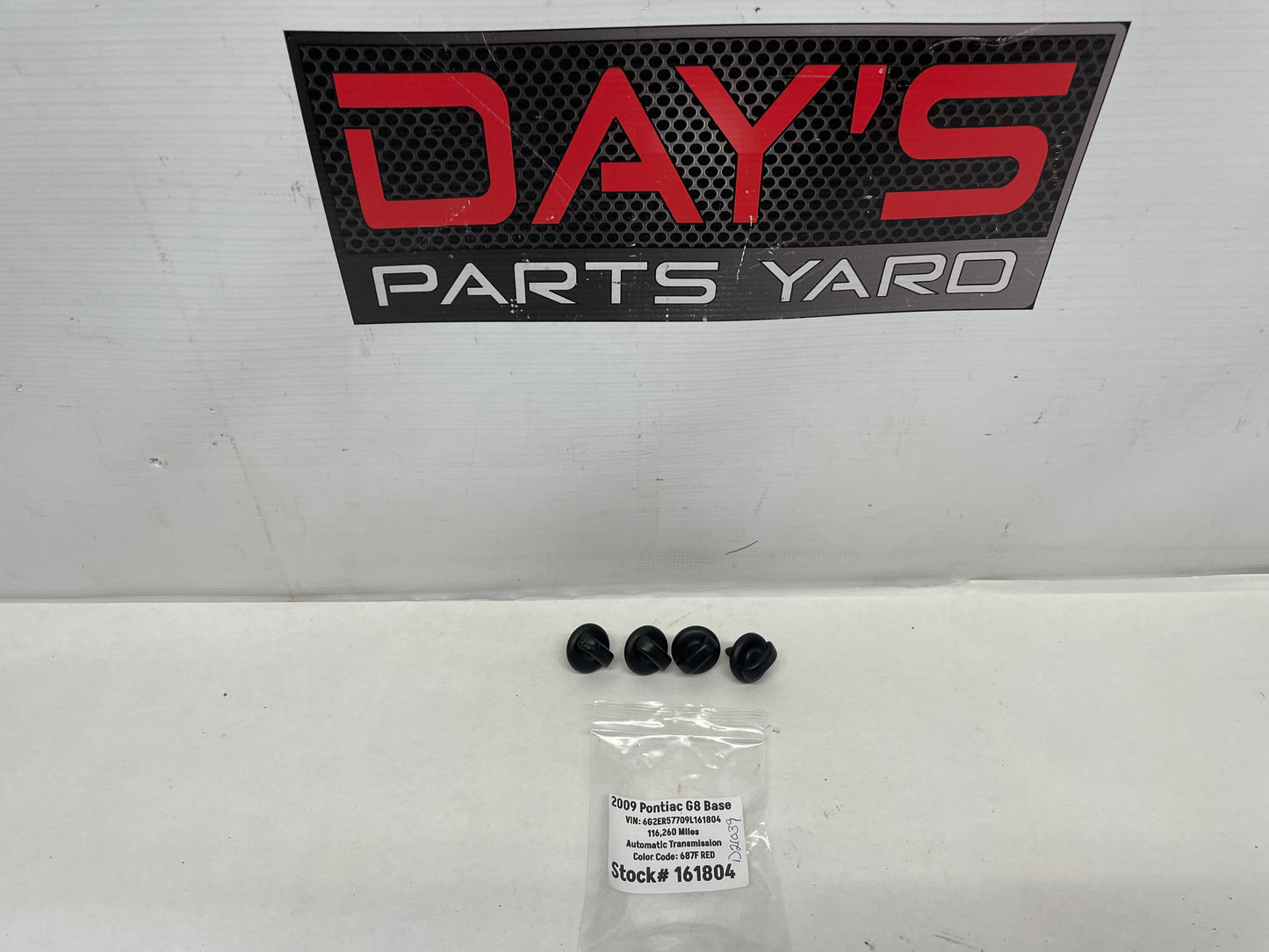 2009 Pontiac G8 Base Cargo Net Hardware Hooks Screws OEM - Day's Parts Yard