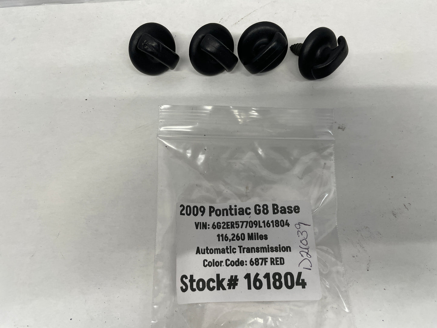 2009 Pontiac G8 Base Cargo Net Hardware Hooks Screws OEM - Day's Parts Yard