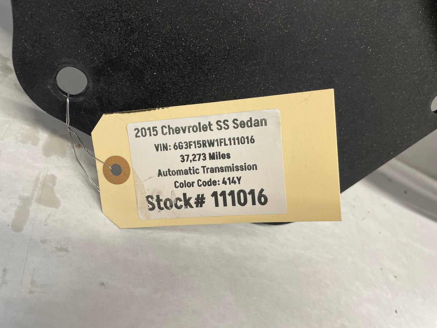 2015 Chevy SS Sedan Windshield Wiper Cowl OEM - Day's Parts Yard