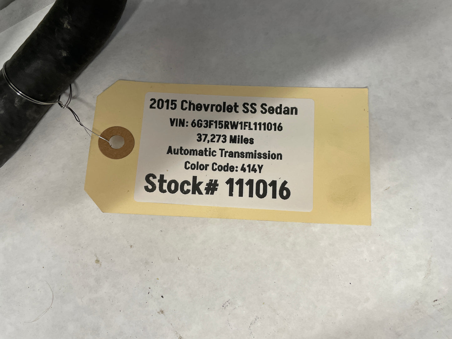 2015 Chevy SS Sedan HVAC Heater Core Hose Lines Tubes OEM - Day's Parts Yard