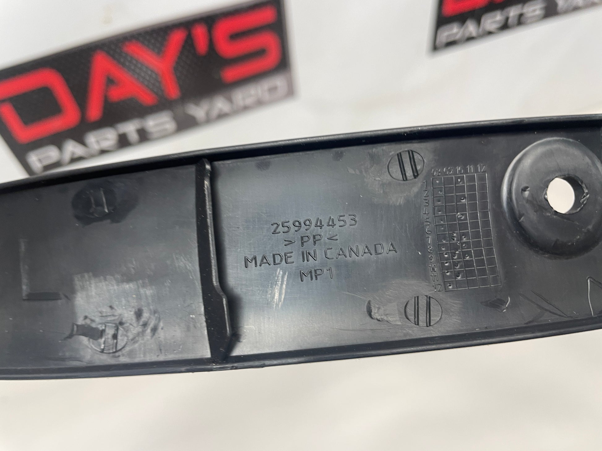 2011 Cadillac CTS-V Coupe Rear LH Driver Trunk Compartment Lid Hinge Cover OEM - Day's Parts Yard