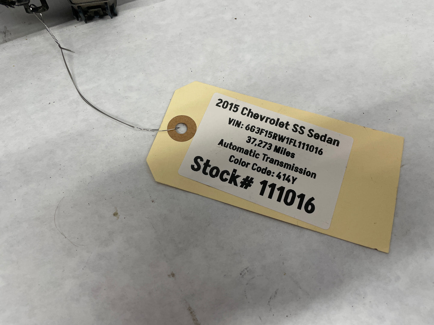 2015 Chevy SS Sedan Brake Booster Vacuum Hose Line Tube OEM - Day's Parts Yard