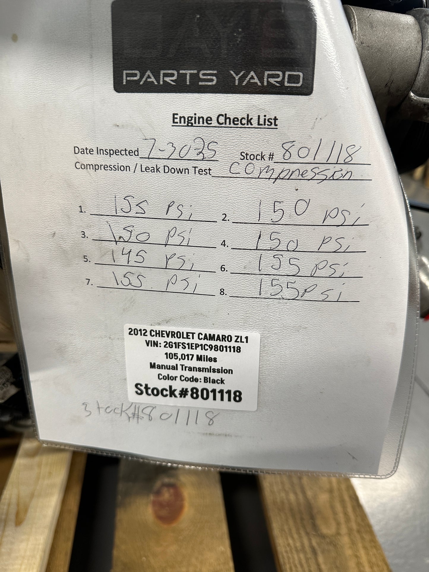 6.0L LQ4 Engine Motor 2wd 4L80 Automatic Transmission Drivetrain Pullout - Day's Parts Yard