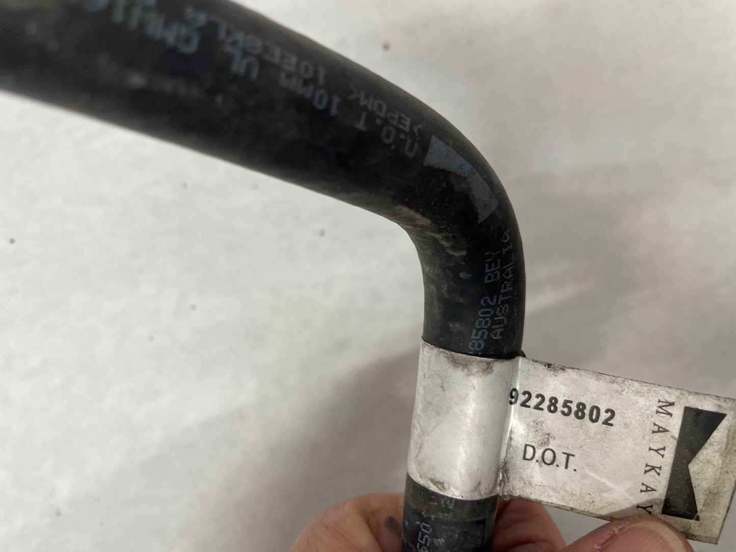 2015 Chevy SS Sedan Brake Booster Vacuum Hose Line Tube OEM - Day's Parts Yard