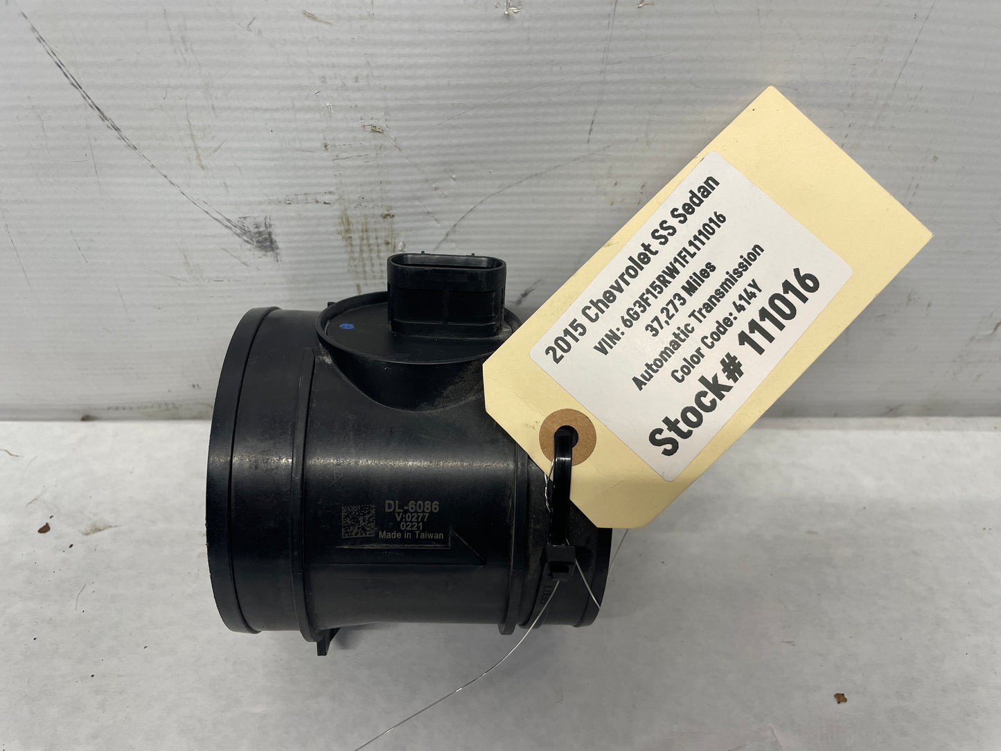 2015 Chevy SS Sedan MAF Mass Air Flow Sensor OEM - Day's Parts Yard