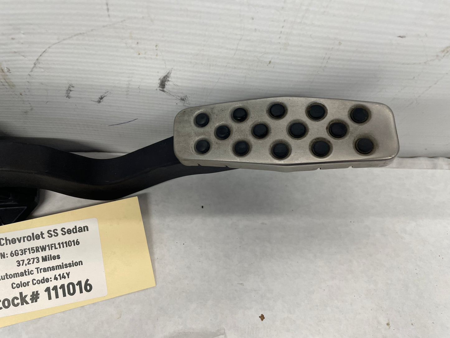 2015 Chevy SS Sedan Accelerator Gas Pedal OEM - Day's Parts Yard