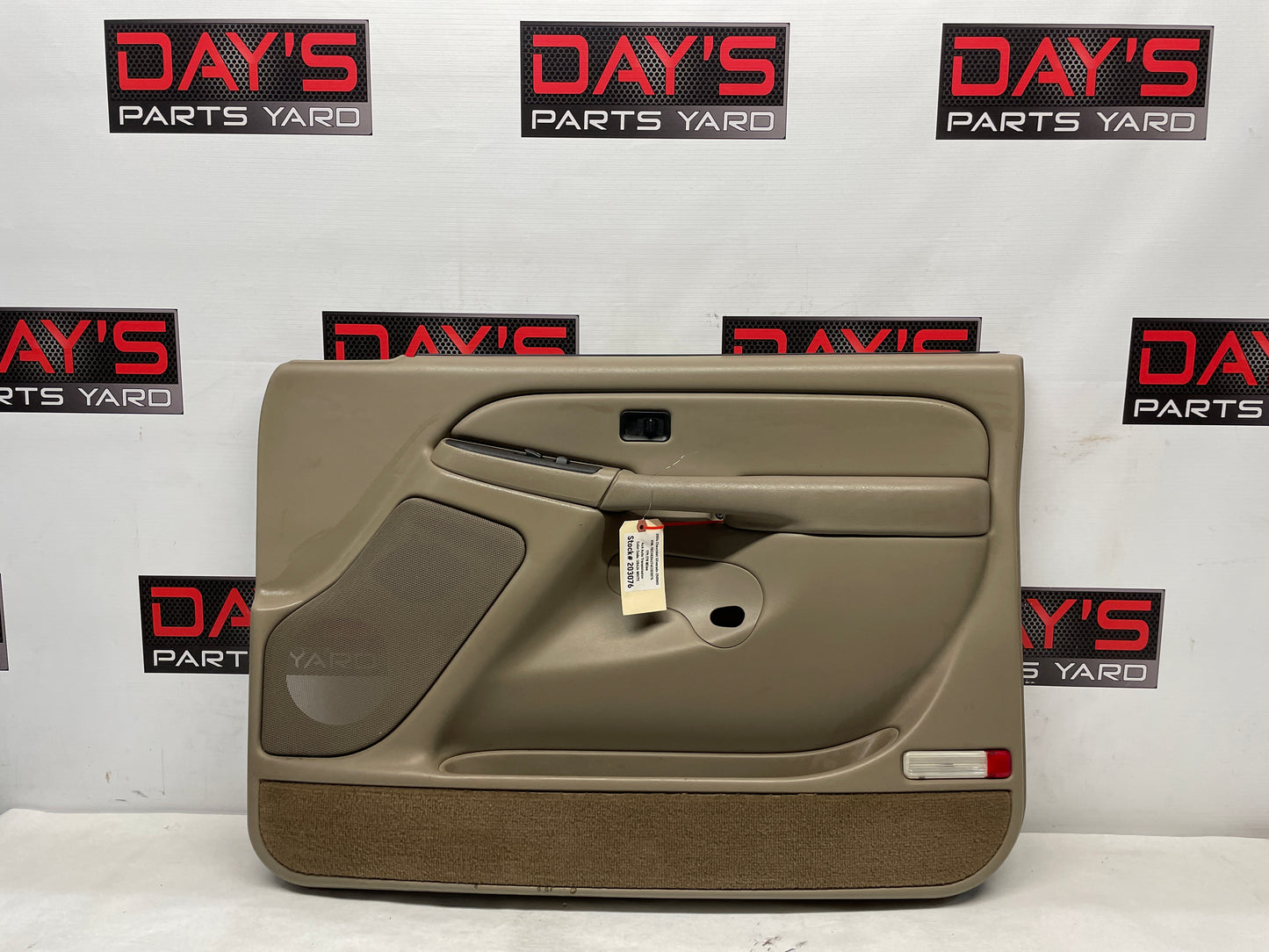 2004 Chevy Silverado 2500HD RH Passenger Front Door Panel Tan Beige OEM - Day's Parts Yard