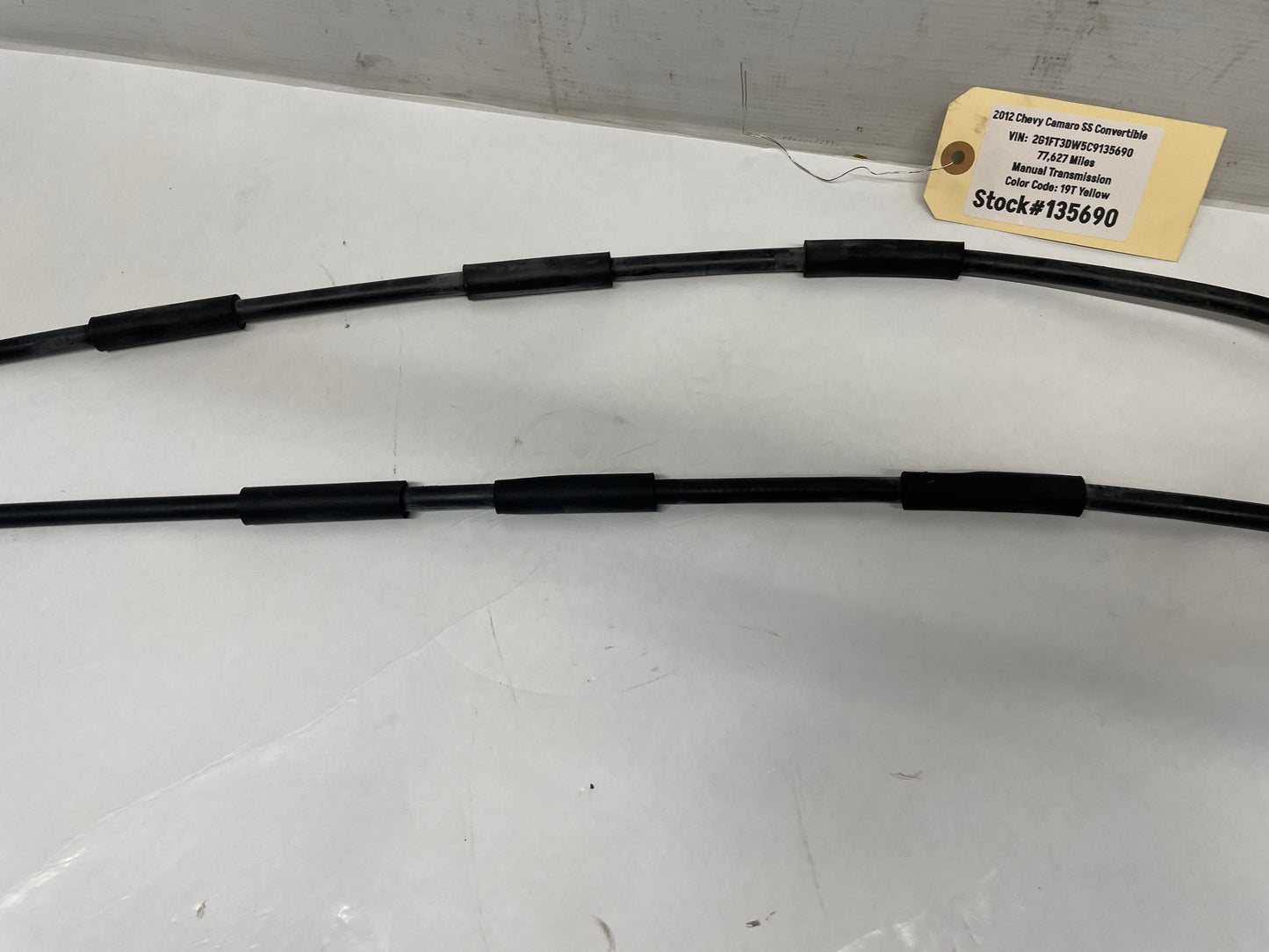 2012 Chevy Camaro SS Convertible Emergency Parking Brake Cables OEM - Day's Parts Yard