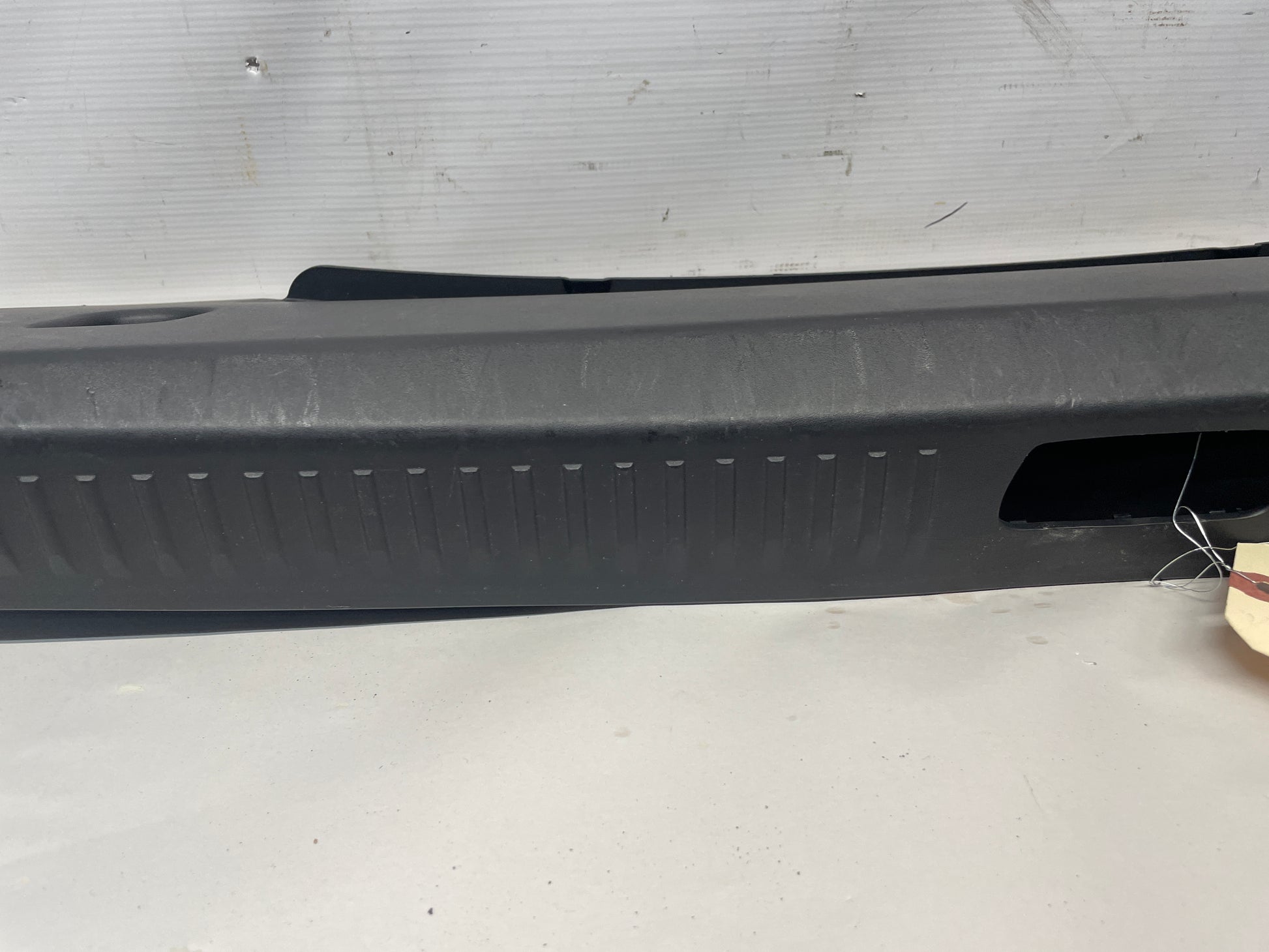 2011 Cadillac CTS-V Coupe Rear Trunk Cargo Wall Plate Sill Trim Cover OEM - Day's Parts Yard
