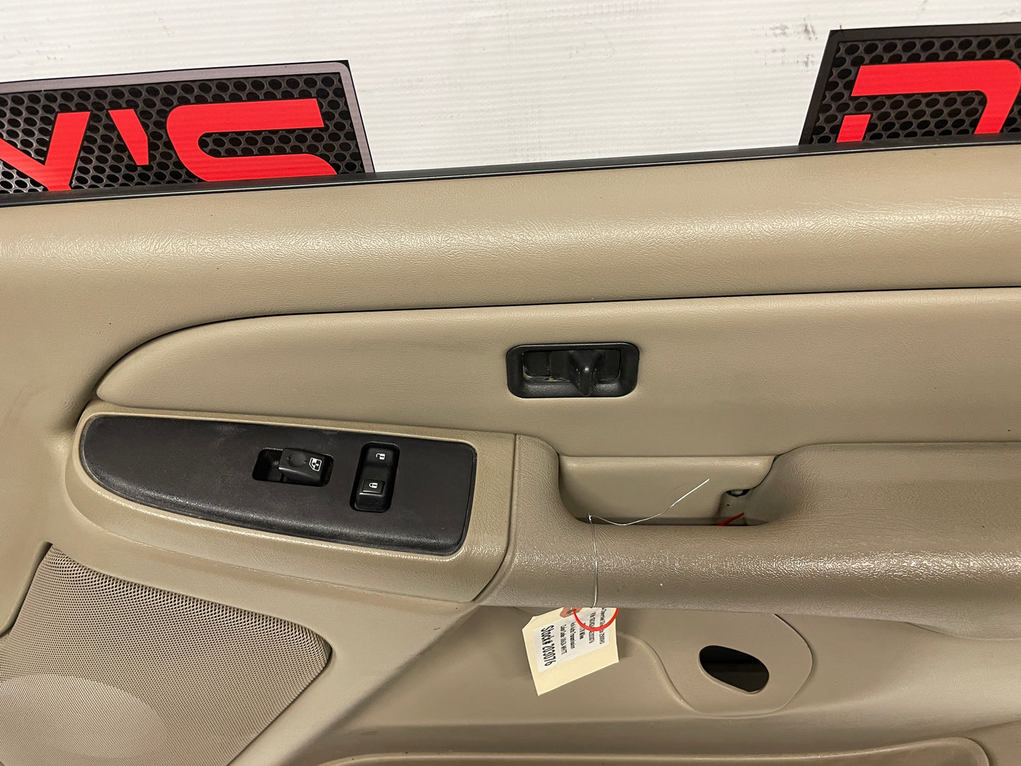 2004 Chevy Silverado 2500HD RH Passenger Front Door Panel Tan Beige OEM - Day's Parts Yard