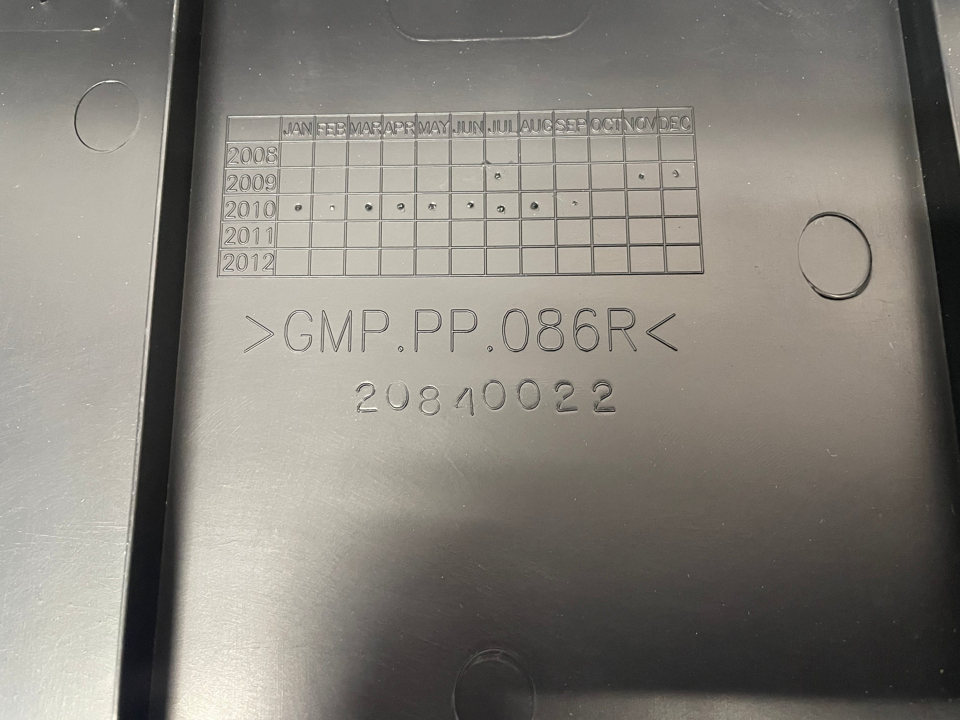 2011 Cadillac CTS-V Coupe Rear Trunk Cargo Wall Plate Sill Trim Cover OEM - Day's Parts Yard